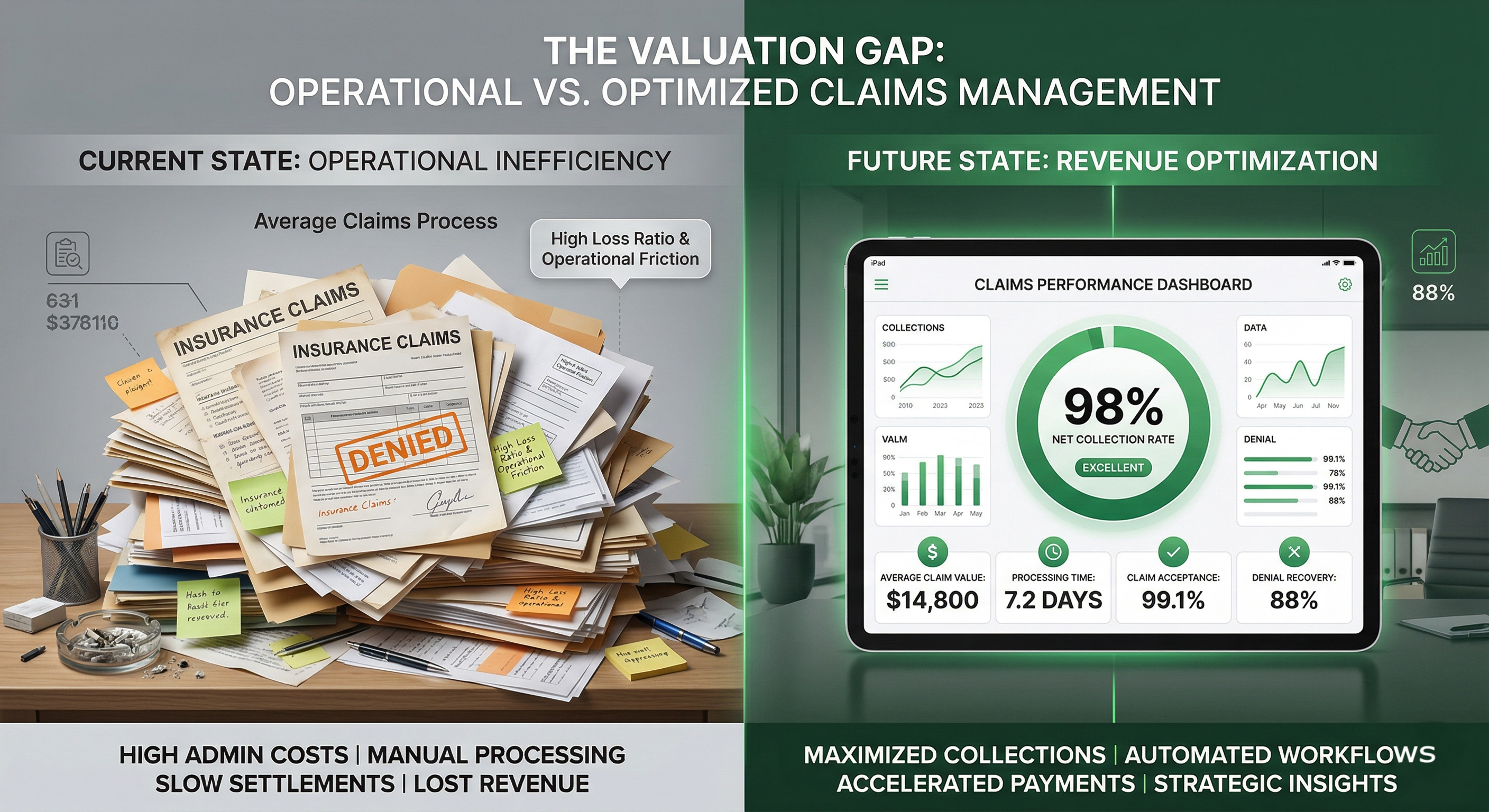 Dental Revenue Cycle Management Aging Chart
